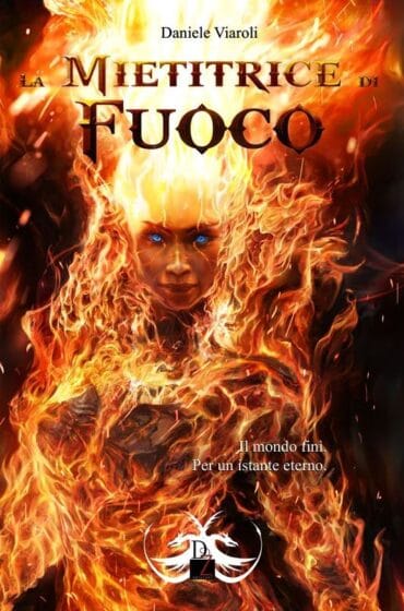 La copertina de La mietitrice di fuoco, realizzata da Roberto Bianchi.