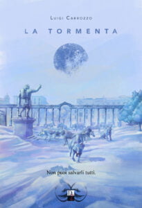 La copertina de La tormenta di Luigi Carrozzo, realizzata da Candida Corsi.