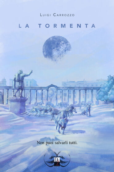 La copertina de La tormenta di Luigi Carrozzo, realizzata da Candida Corsi.