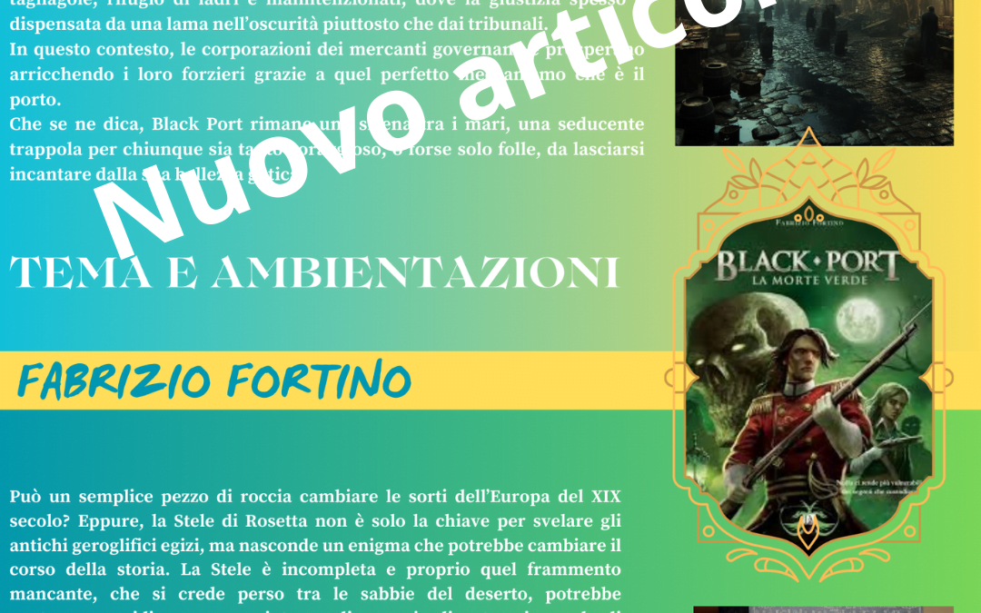 Black Port – La morte verde di Fabrizio Fortino – Ambientazione e curiosità