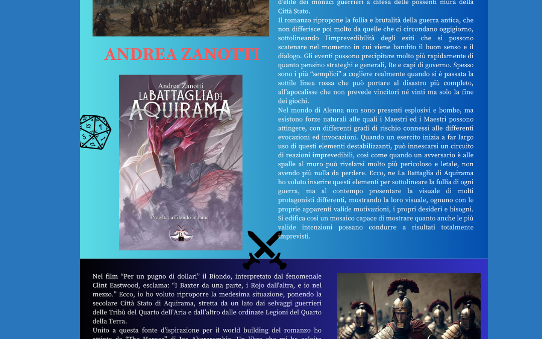 La battaglia di Aquirama di Andrea Zanotti – Ambientazione e curiosità