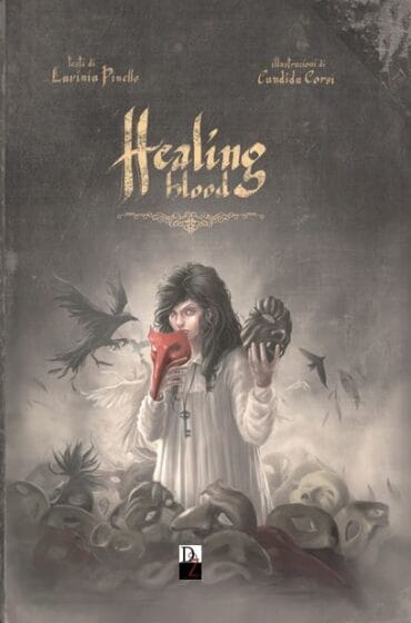 La copertina di Healing blood volume unico, realizzata da Candida Corsi.